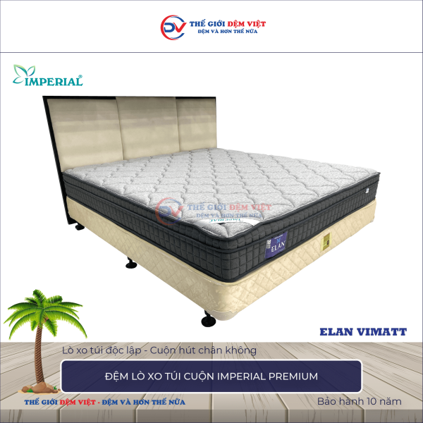 Đệm lò xo túi cuộn Elan IMPERIAL PREMIUM 5